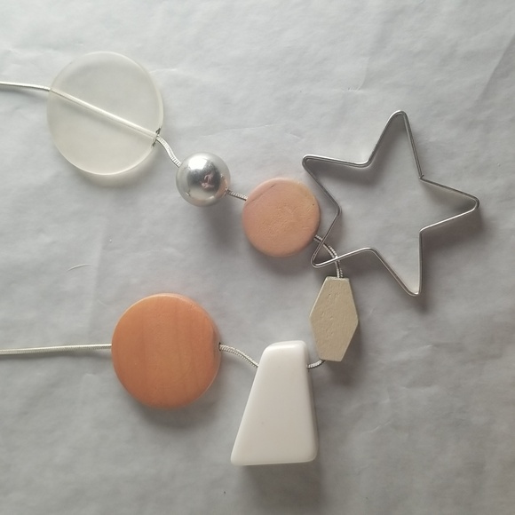 Geometric Statement Necklace - Picture 5 of 5